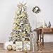 ISULIFE 87ct Christmas Ball Ornaments Set Shatterproof Seasonal Hanging Decorations with Reusable Hand-held Gift Package for Xmas Tree Holiday Party and Home Decor, Gold