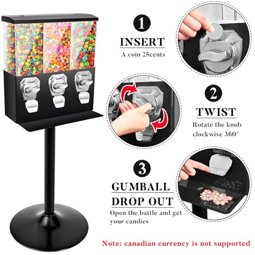 Treela TREELA-CAMERA -06 Black Commercial Candy Vending Machine thumb #3