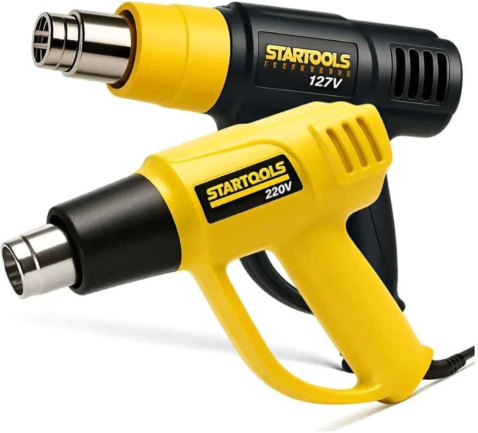 Soprador Térmico Profissional 2000W, Motor Dupla Isolação, Temperatura 300-650°C, 127V