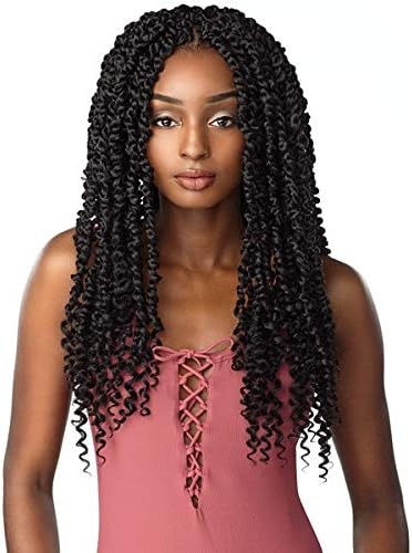Sensationnel Lulutress crochet braid hair - sb passion twist 18 lulutressloop (T1B/30)