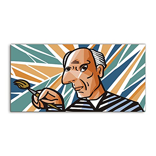 Image sur Verre Coloray 100x50cm robuste et lumineuse style Picasso