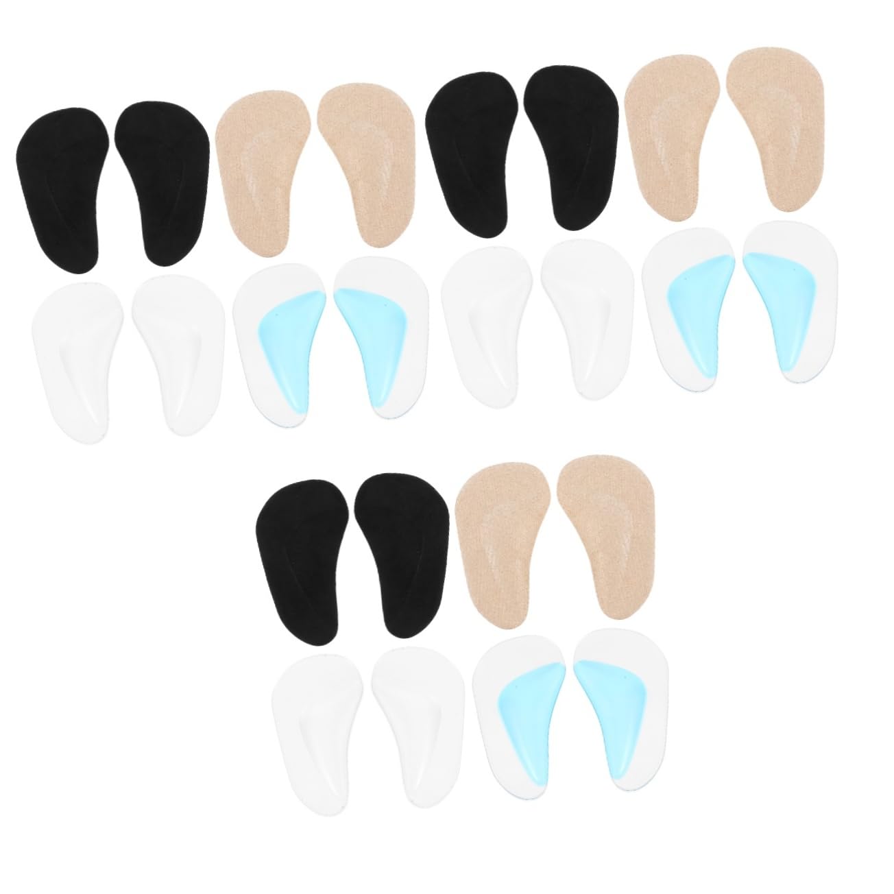 FOMIYES Sets Shoes Inserts Extra Cushioning Pads for Orthotic Insoles for Arch Support and Foot Care Pcs