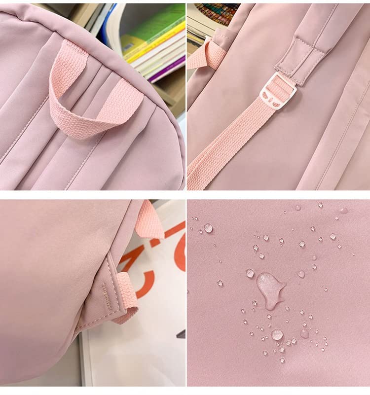 Cute Kawaii Backpack for Girl Boys, Back To School Gift Shoulder Bags Backpack Aesthetic Laptop Schoolbag for Teens(Green)4