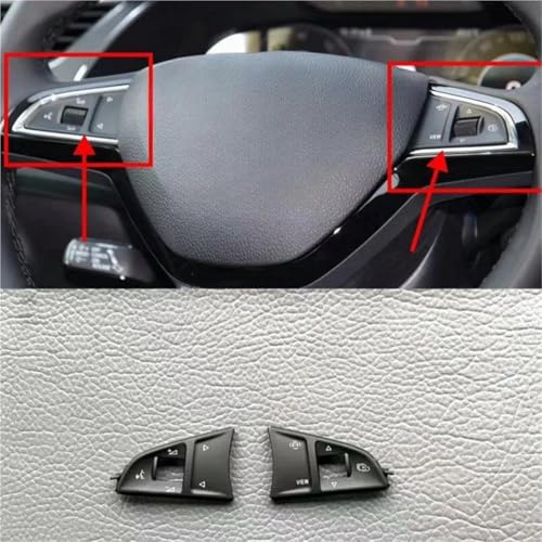 Bouton commutation volant Skoda Octavia gauche de remplacement - 2