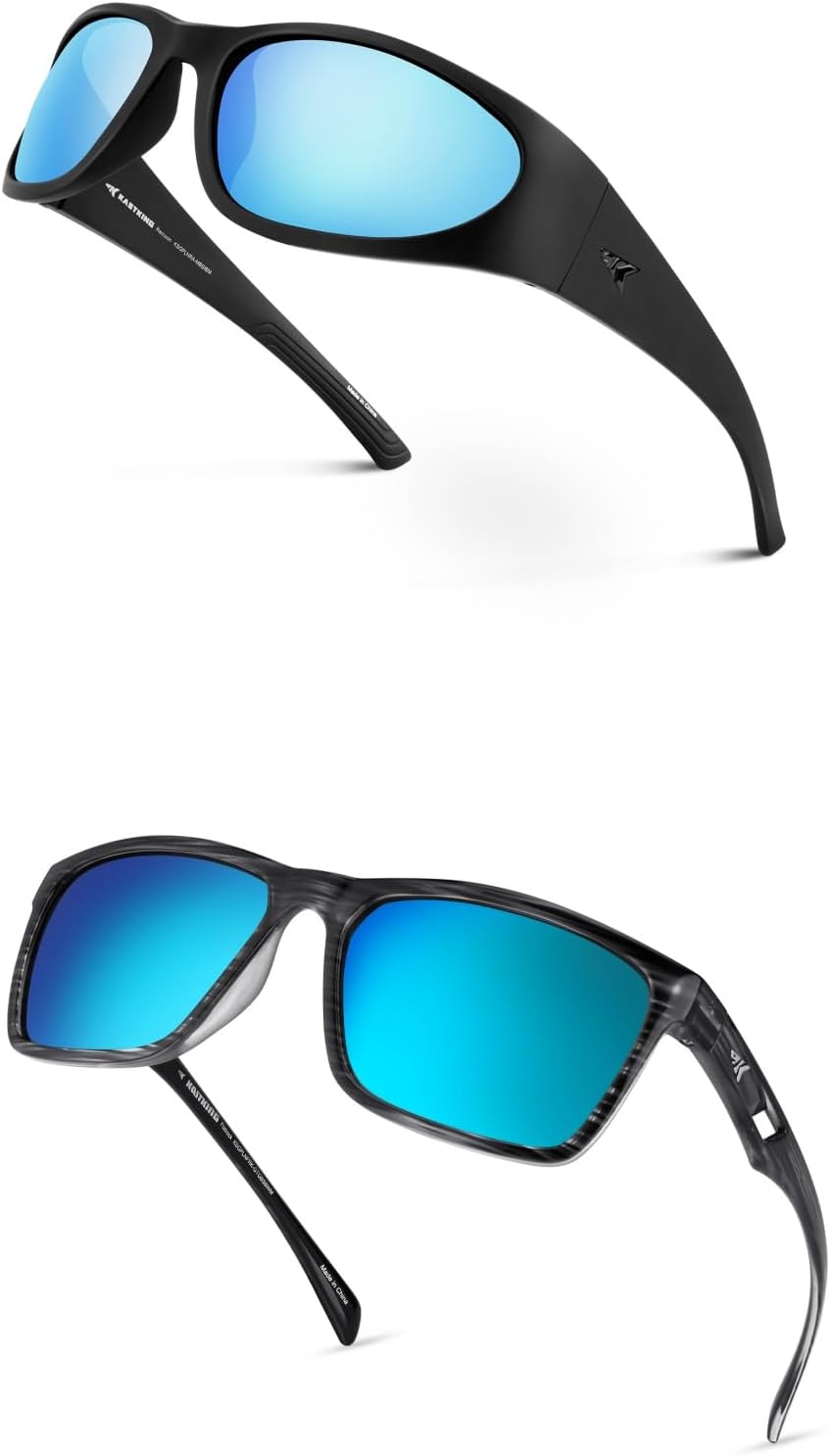 KastKing FlatRock & Raccoon Polarized Sport Sunglasses for Men and Women