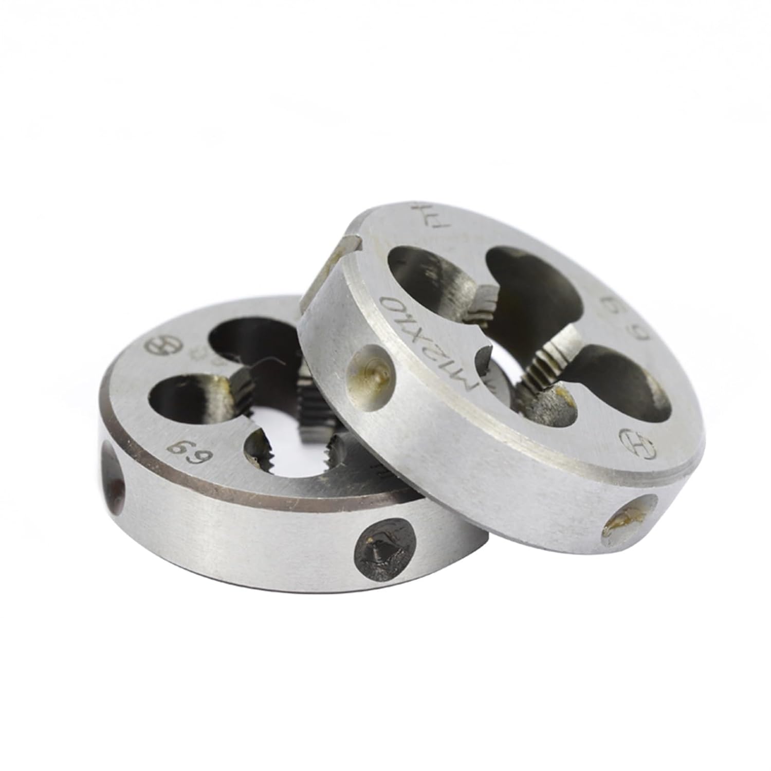 1pc M6 M10 M12 M14 Metric Alloy Steel Round Threading Dies Thread Die Left Hand Screw Die Tapping Tools(M12x1.0 Left)