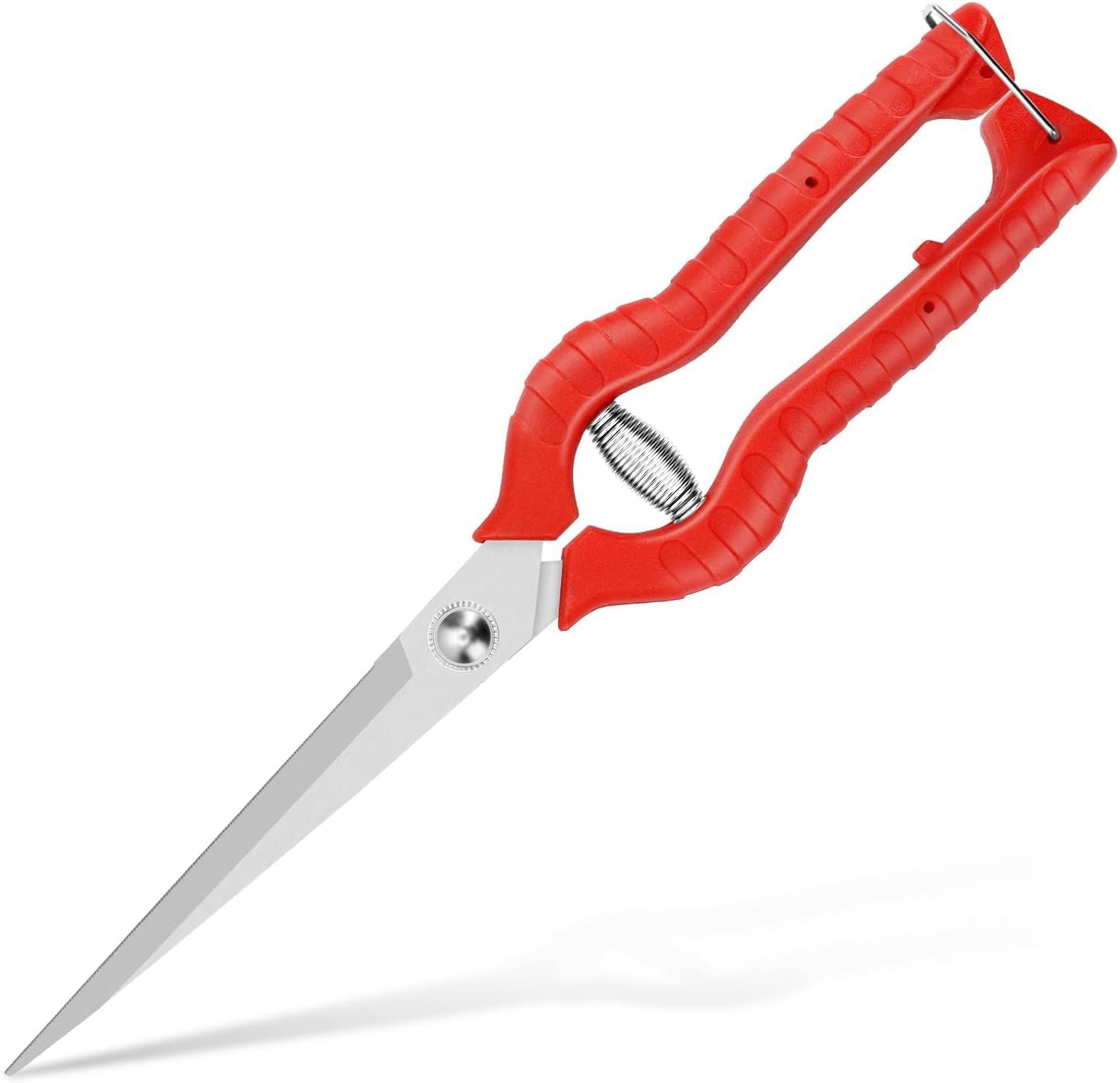 – Azonee 9.5 Inch Extra Long Pruning Shears, Pruning Shear with Lengthened Straight Stainless Steel Blade, Micro-Tip Snips for Narrow Space, Extra Long Nose Garden Scissors