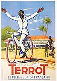 SANS CADRE PostersAndCo ™ TERROT VéLO/Cycles Rotz-Poster/Reproduction HQ 40x60cm d\'une Affiche Vintage/Ancienne