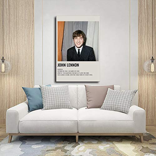 Poster esthétique vintage John Lennon des années 90 pour chambre à coucher, décoration sportive, paysage, bureau, chambre, cadeau, 50 × 75 cm - Les Beatles, Paul McCartney, John Lennon, RIngo Starr, George Harrison Poster esthétique vintage John Lennon des années 90 pour chambre à coucher, décoration sportive, paysage, bureau, chambre, cadeau, 50 × 75 cm – Image 6
