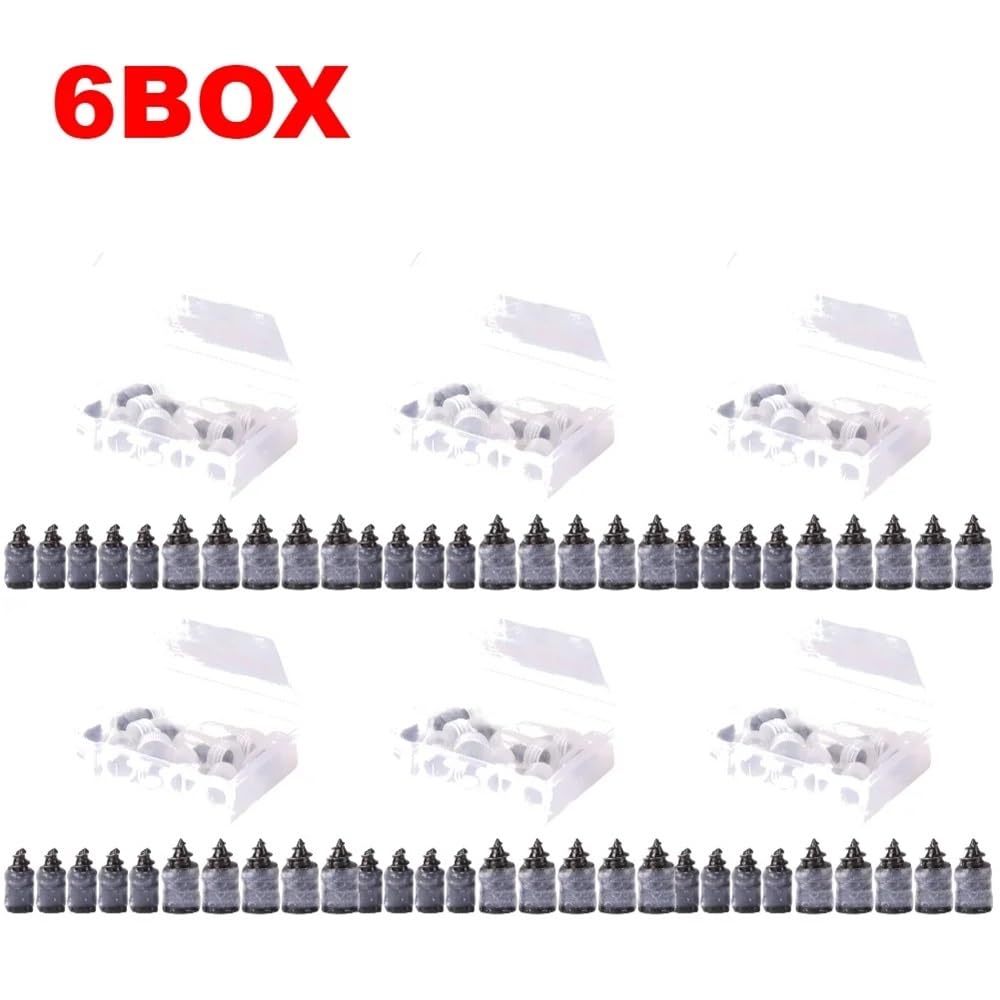 Reparación de neumáticos al vacío, clavos, tornillos for pinchazos, juego de montaje de motocicleta sin cámara(6BOX)