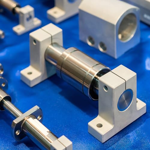 QUARKZMAN 12 Stück LM4UU Linear-Kugellager, 4 mm Bohrungsdurchmesser, 8 mm Außendurchmesser, 12 mm Länge, Linearbewegungslager für CNC-Maschinenwerkzeug 3D-Drucker