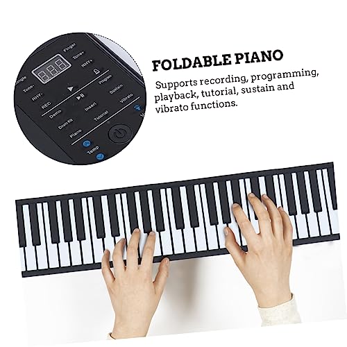TOYANDONA 1 Ensemble 88 Rouleaux 88 Touches De Piano Piano Électronique Portable Clavier En Silicone Piano Instrument De Musique Piano Pour Débutant 88 Touches Piano Pliable 88 Touches - Les Beatles, Paul McCartney, John Lennon, RIngo Starr, George Harrison TOYANDONA 1 Ensemble 88 Rouleaux 88 Touches De Piano Piano Électronique Portable Clavier En Silicone Piano Instrument De Musique Piano Pour Débutant 88 Touches Piano Pliable 88 Touches – Image 8