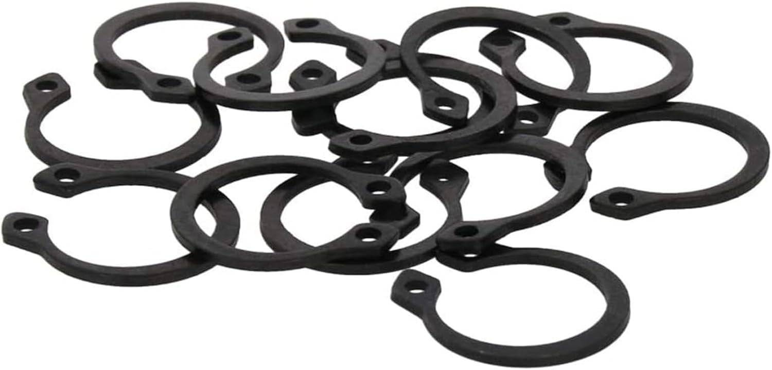 Clip Rings, 50 Pcs 65Mn Steel External Circlips C-Clip,38-47Mm Circlip Snap Retaining Ring(38mm)