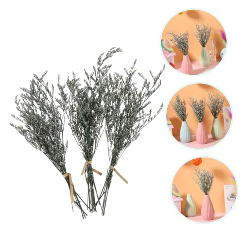 Ramo de Flores Secas Gypsophila, 3 Ramilletes Artificiales miniatura 6