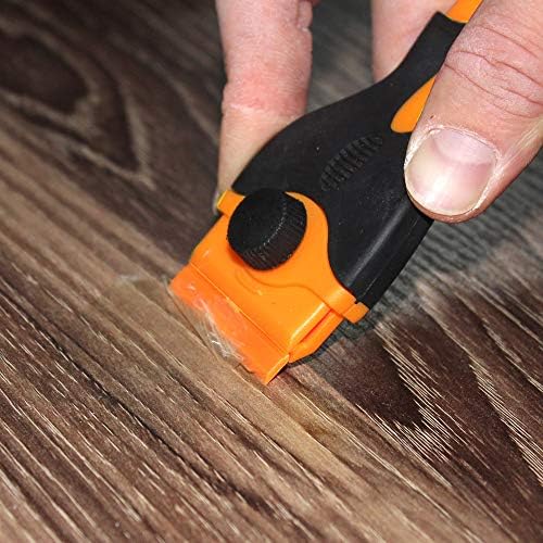 Plastic Razor Blad Scraper - Car Sticker Remover with 30 Pcs Plastic Razor Scraper Blades for Removing Glue Sticker Decals Tint Paint Labels from Glass Window Floor