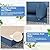 Shintenchi 7 Pieces Outdoor Patio Furniture Sets, Patio Sectional Sofa Couch, Gray PE Wicker Furniture Modular Patio Conversation Sets Patio Sofa with Washable Cushions, Aegean Blue