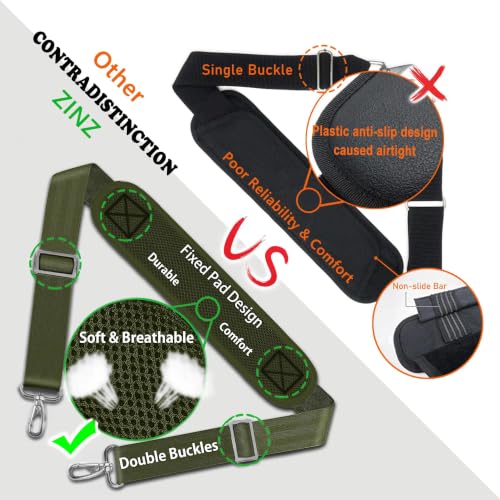 Image of ZINZ Bag Shoulder Strap, Padded Adjustable Shoulder Strap Replacement