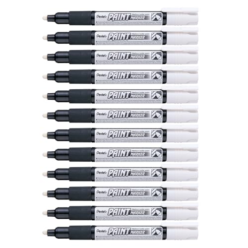 Pentel Paint Marker Blanc le lot de 12 feutres pour customiser vos objets et décorations de fête