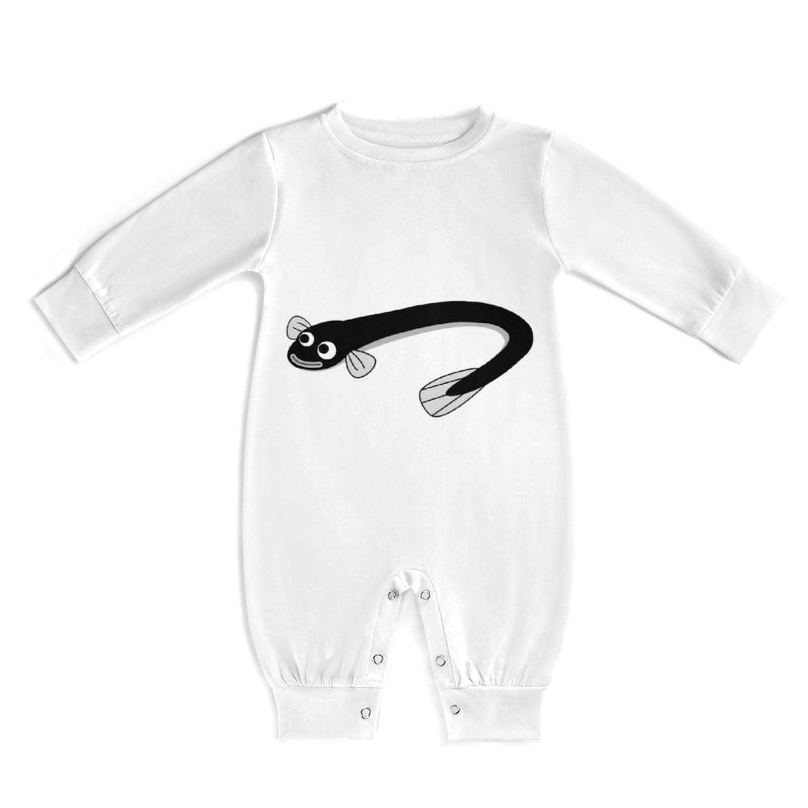Amazon.co.jp: ロンパース ベビー服 かわいいウナギ 鰻 うなぎ 魚柄 