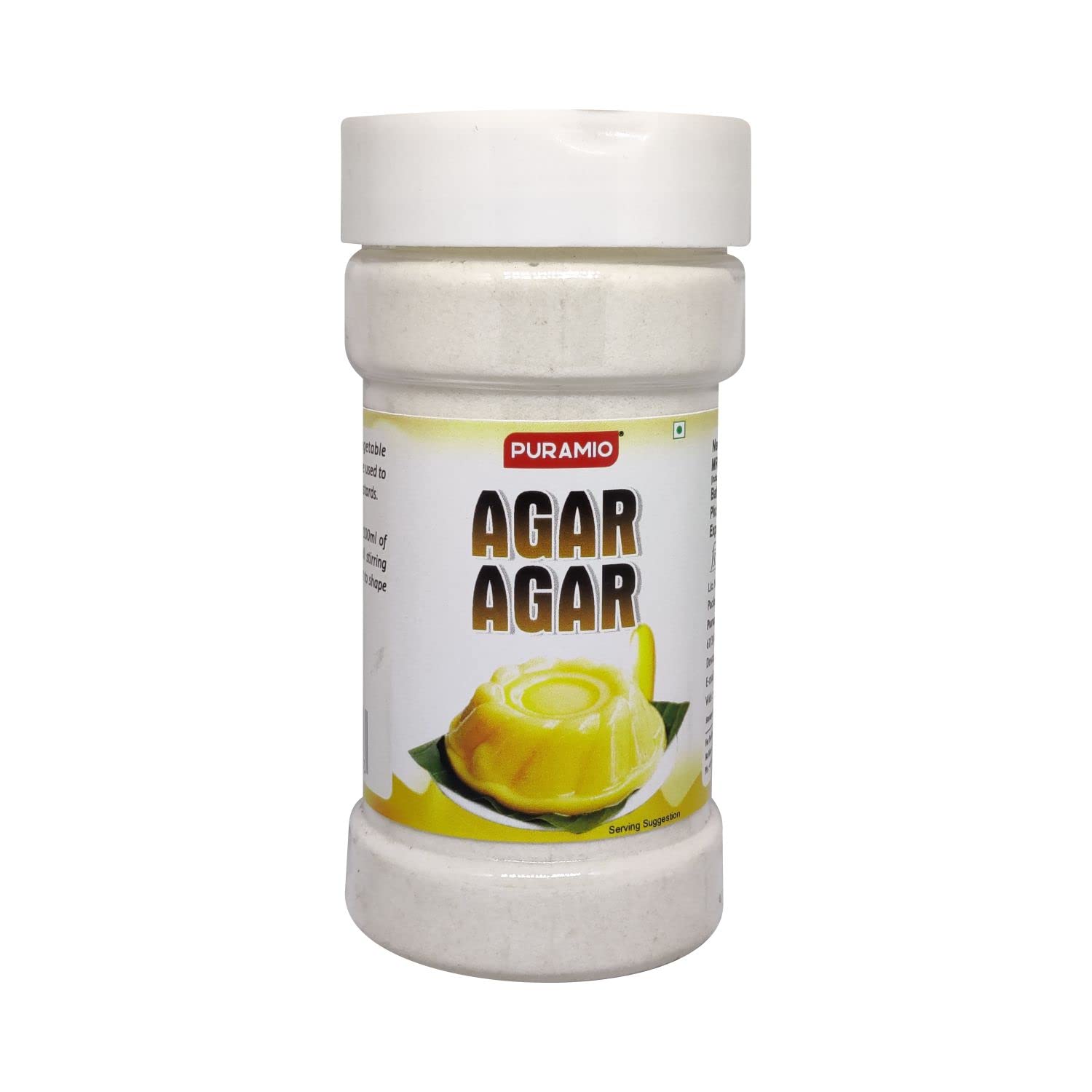 Puramio Agar Agar Powder (Perfect for Jelly & Desserts | 100% Pure Powder), (100g) (B082R8WP44) Amazon Price History, Amazon Price Tracker