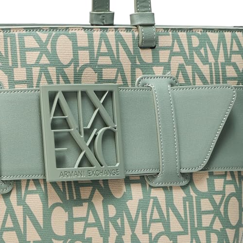 Bolso Armani Exchange Susie Monogram Mediano con cremallera miniatura 3