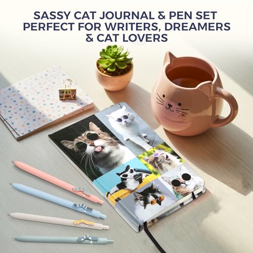 Kathy & Jiggs Sassy Cat Diario A5 + 4 Plumas Gel miniatura 3