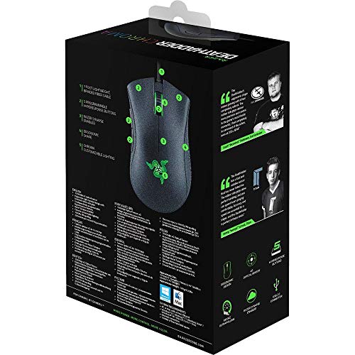Image of Razer DeathAdder Chroma Ergonomic Gaming Mouse (Multicolor)