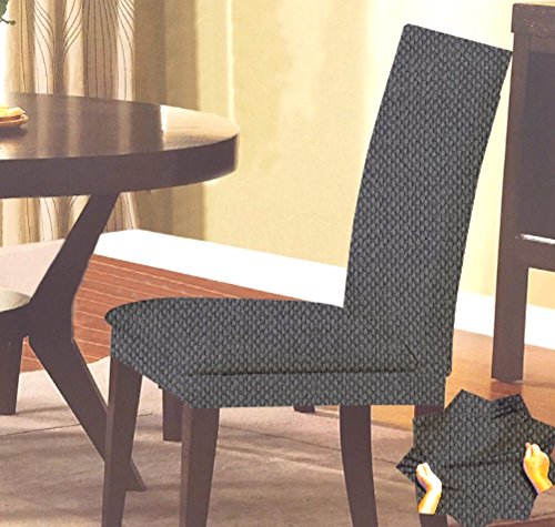 SALLY TEXTILES Monica Chair Cover, Gray