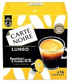 Carte Noire Lungo 128 G - 16 Capsules Compatibles Avec Le Système Nescafé Dolce Gusto*