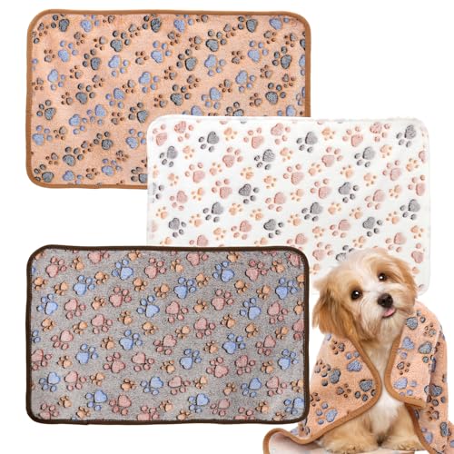 3 Piezas 40 x 60 cm Manta Perro Pequeño,Manta