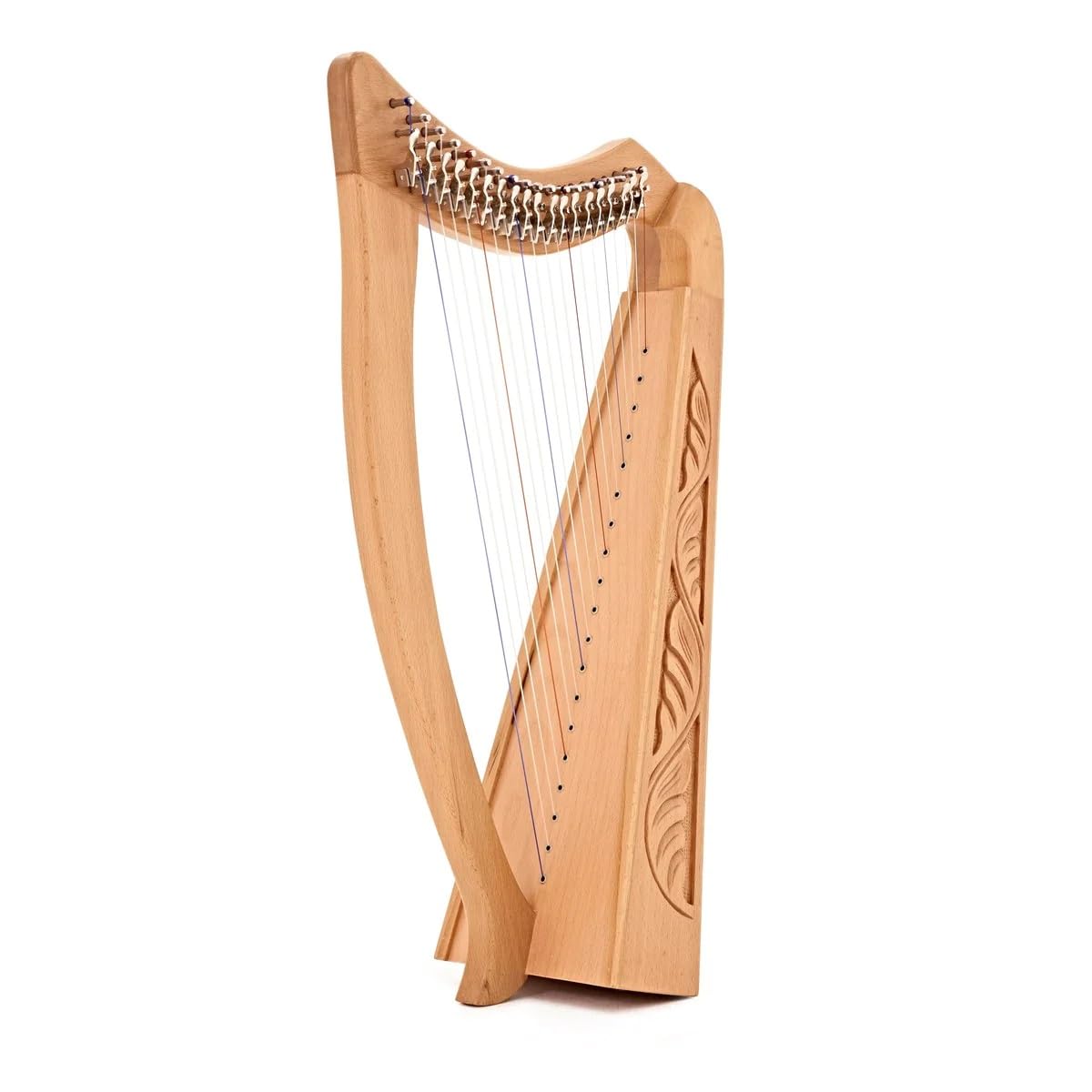 MMX harpe celtique en naturel - 19 cordes