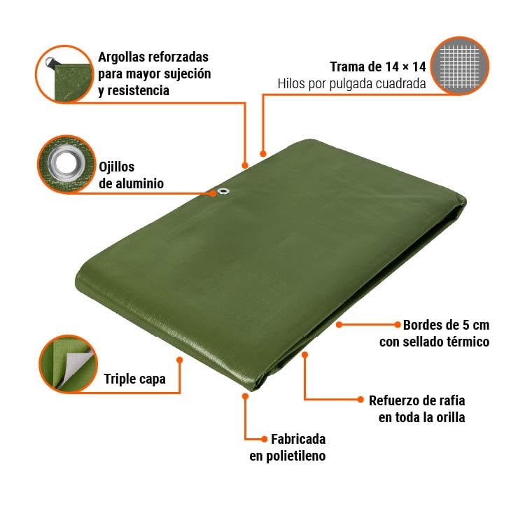 Lonas de rafia Truper 11 Imagen adicional