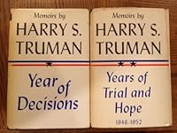 Memoirs By Harry S. Truman 2 Volume Set(years of Decisions B007LFNBDA Book Cover