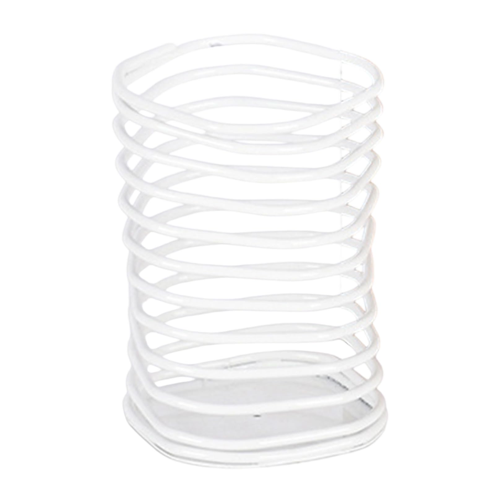 ERRORY Decorative Metal Pen Stand Space Saving Metal Spring Pen Cup Desktop Pencil Organiser Container for Home School Organiser