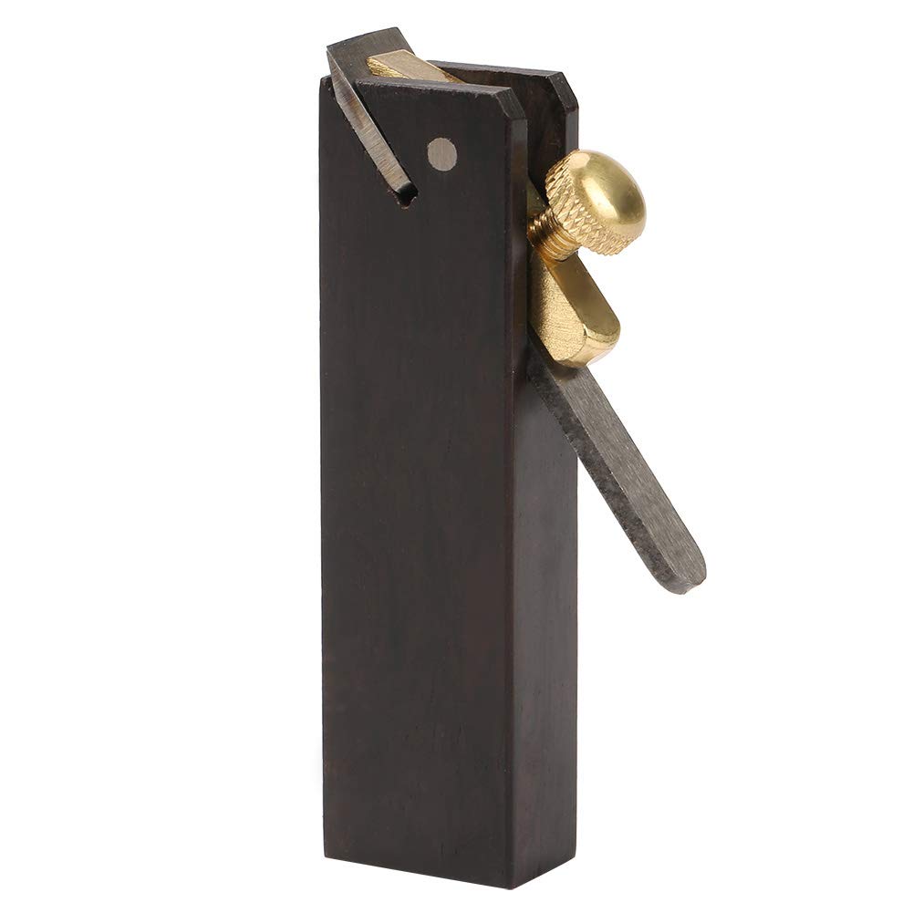Hztyyier Mini ébène Avion, Rabot à Bois Portable pour Coupe et Chanfrein, Outil de Bricolage pour Travail du Bois