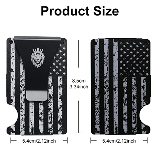 Minimalist Wallet for Men - RFID Blocking Front Pocket - Credit Card Holder - Money Clip3