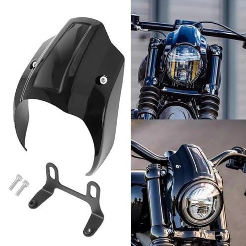 Phares avant moto Harley protégés par une bulle masque carénage FXBB FXBBS 114 - 3