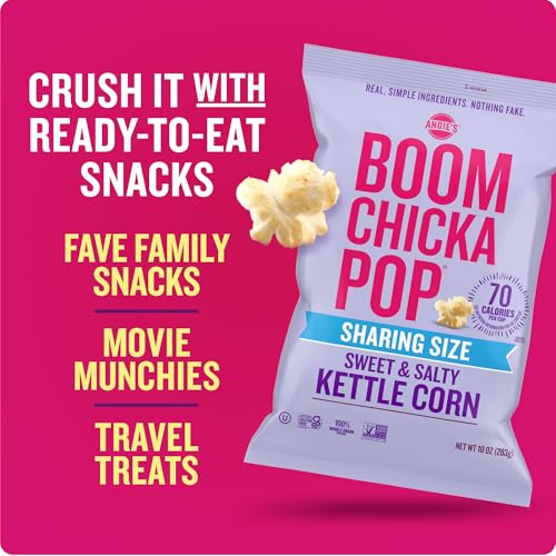 Image of Angie's BOOMCHICKAPOP Sweet and Salty Kettle Corn Popcorn, Gluten Free, Party Size 10 oz.