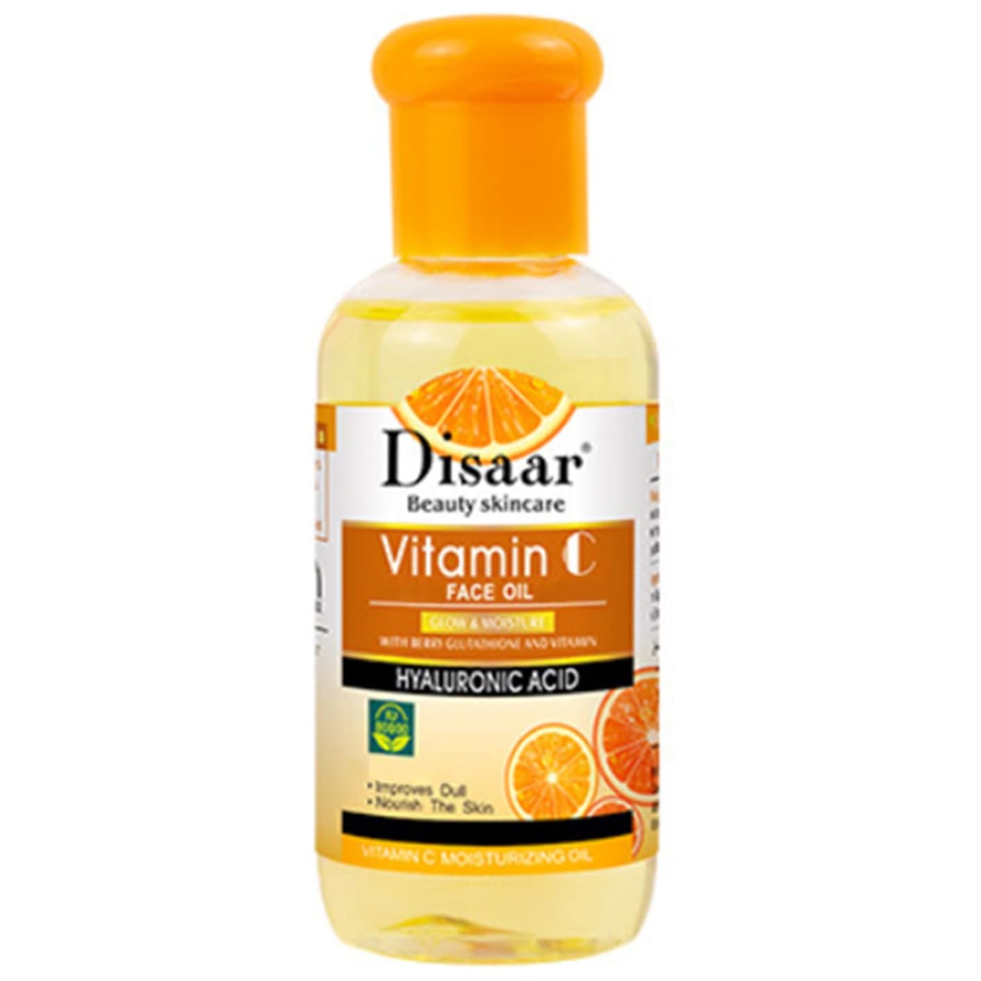 DISAAR Beauty Vitamin C Face Oil Hyaluronic Acid Facial Moisturizing Essence Nourish Skin 75ml/2.5fl.oz