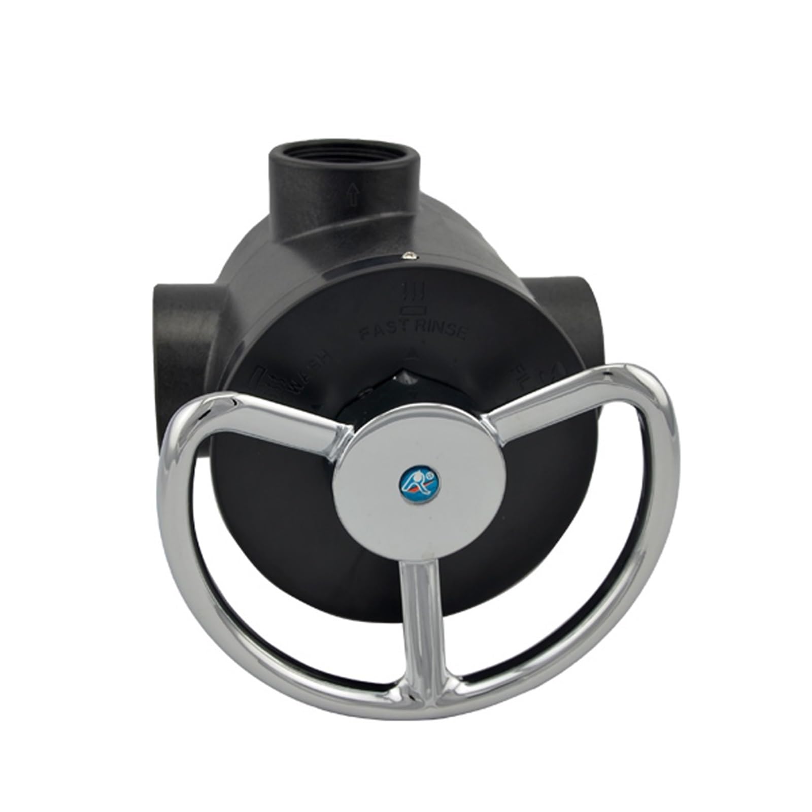 F56 Serie Manuelles Rückspül-Aktivkohlefilterventil F56A/F56E/F56F ABS/PPO Multi-Port-Ventil für Wasseraufbereitungssystem (Größe : F56A1)