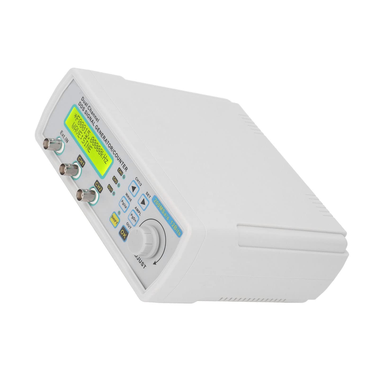 Generador de Señal de Doble Canal, Generadores de Funciones de Forma de Onda Arbitraria de 40 MHz con Alto Rendimiento y Salida Estable, Ideal para Ingeniería Electrónica,