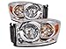 Driver and Passenger Headlights Headlamps Replacement for Dodge Pickup Truck 68003125AD 68003124AD