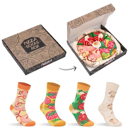 Chaussettes pizza homme femme de qualité : trouvez enfin un cadeau utile et insolite