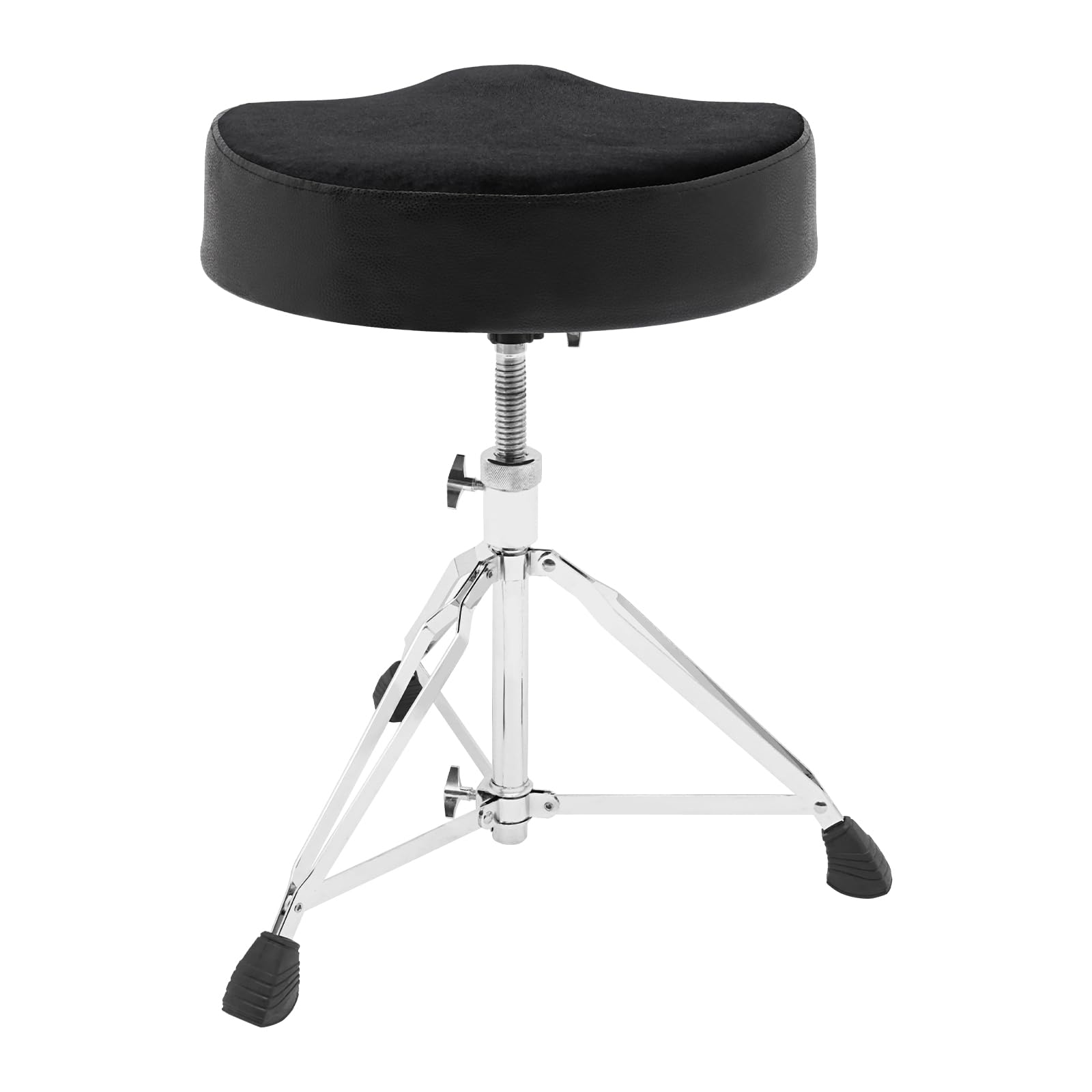 Tabouret à trois pieds réglable en hauteur - Pliable - Jusqu'à 100 kg - Réglable de 45 à 68 cm - Avec pieds antidérapants - Pour les salles de classe de musique, les exercices de batterie