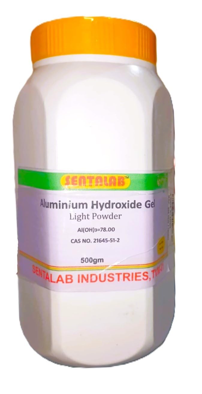 (SENTALAB) Aluminium Hydroxide Gel Light Powder, 500gm, CAS No. 21645-51-2-image-28