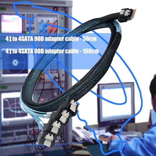 Cable SAS4.0 8654 4I a 7P PCIe4.0 con terminaciones robustas para sistemas críticos 2