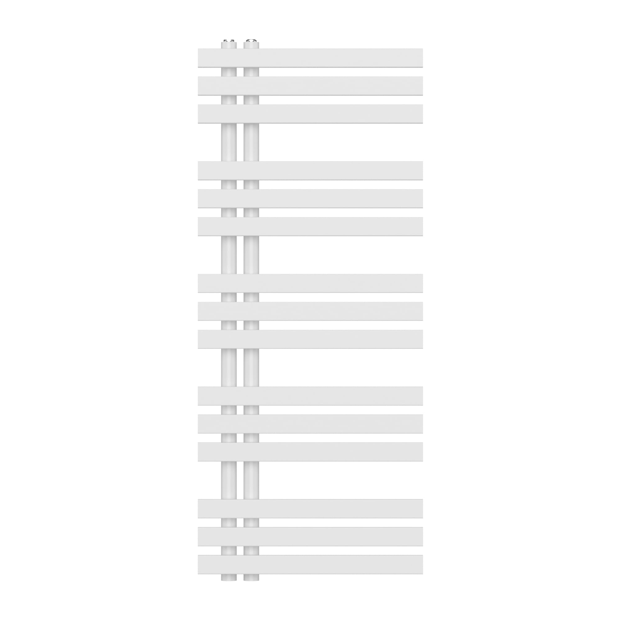 [neu.haus] Scalda Asciugamani da Parete Radiatore Scaldasalviette per Bagno Termoarredo ad Acqua Calda 120 x 50 cm - Bianco