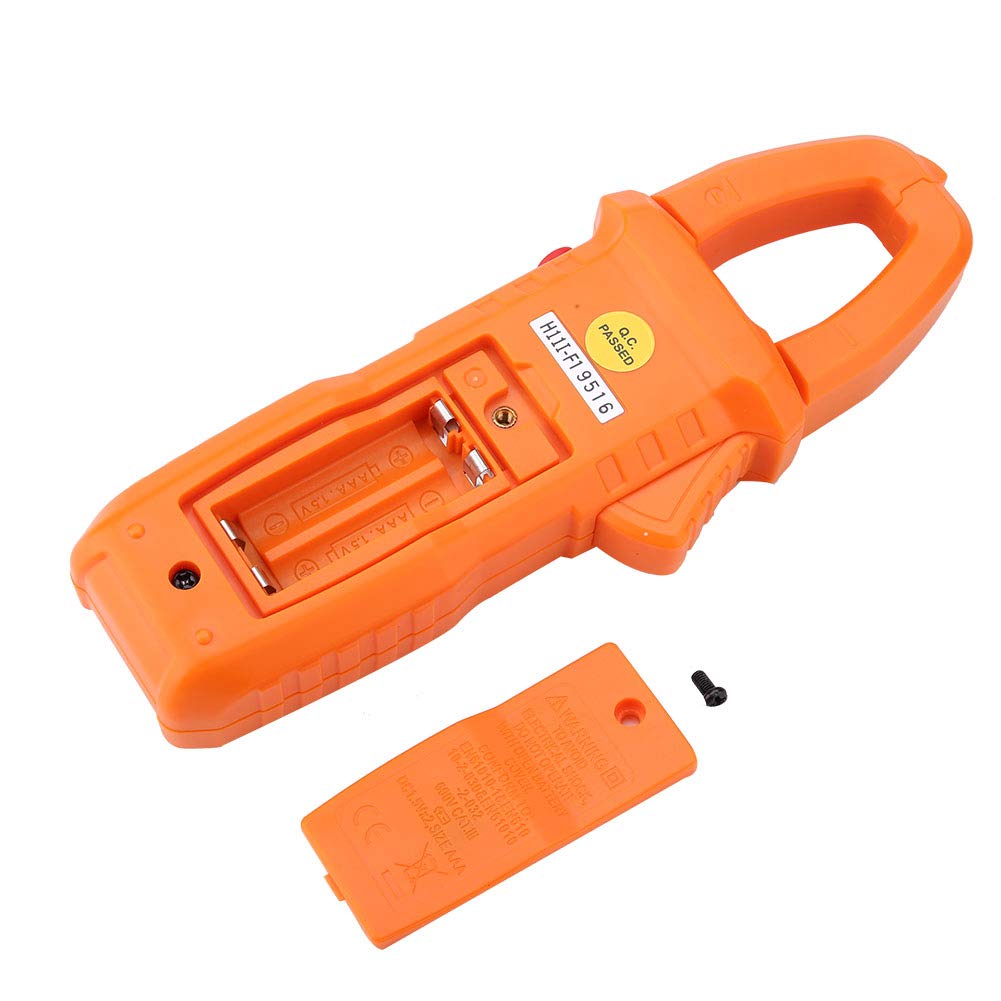 PEAKMETER PM2118 - Multímetro de doble pantalla AC DC Clamp NCV ohmímetro capacidad medidor de temperatura con 6000 cuentas de retroiluminación para el mantenimiento eléctrico de Kraftfa