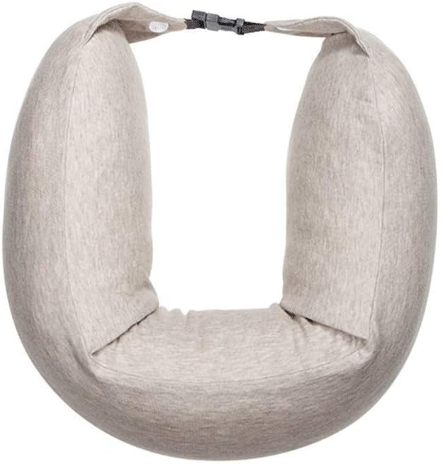 U-Shaped Travel Neck Pillow Bendable Adjustable Support, Cushion for Airplane, Car, Bus or Train, Flights