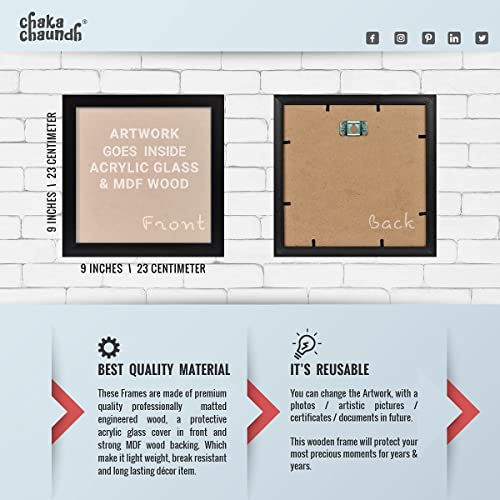 Image of Chaka Chaundh - bathroom poster - bathroom posters with frame - bathroom quotes framed posters - bathrooms etiquette posters - bathrooms rules posters - (14 X 11inches - Set of 4) (Multicolor - Bathroom Quotes Frame)